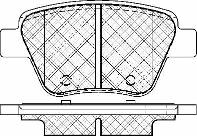 BSF 10987 - Brake Pad Set, disc brake autospares.lv