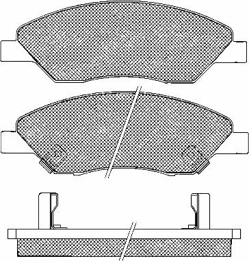 Protechnic PRP1356 - Brake Pad Set, disc brake autospares.lv