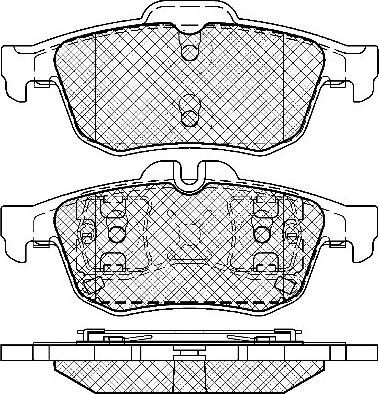 BSF 10978 - Brake Pad Set, disc brake autospares.lv