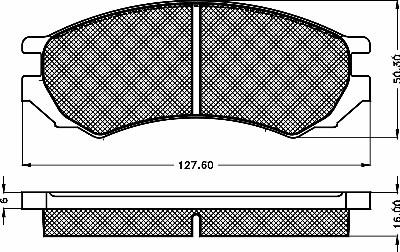 BSF 10524 - Brake Pad Set, disc brake autospares.lv