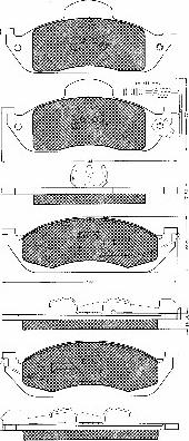 BSF 10806 - Brake Pad Set, disc brake autospares.lv