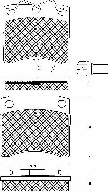 BSF 10742 - Brake Pad Set, disc brake autospares.lv