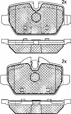 BSF 10782 - Brake Pad Set, disc brake autospares.lv