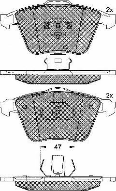 BSF 10778 - Brake Pad Set, disc brake autospares.lv