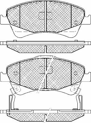 CAR SBB10962 - Brake Pad Set, disc brake autospares.lv