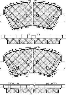 BSF 20047 - Brake Pad Set, disc brake autospares.lv