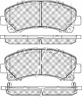 SAFETY T0045X - Brake Pad Set, disc brake autospares.lv