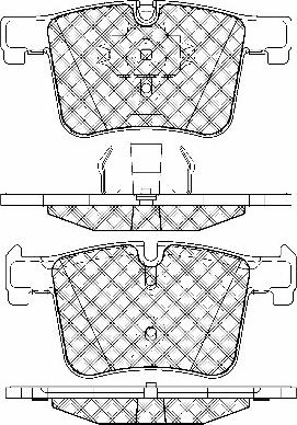 BSF 20014 - Brake Pad Set, disc brake autospares.lv