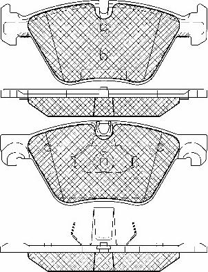 BMW 2 449 269 - Brake Pad Set, disc brake autospares.lv