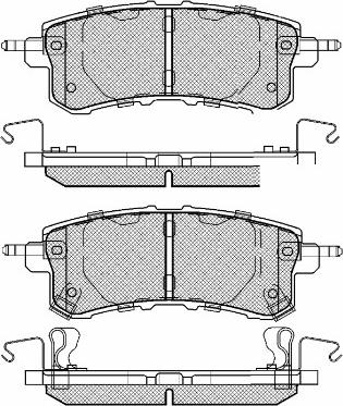 BSF 20085 - Brake Pad Set, disc brake autospares.lv