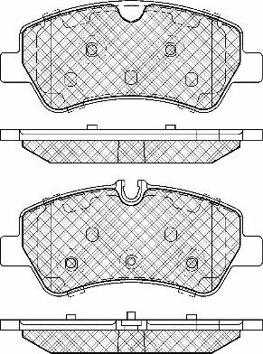 BSF 20038 - Brake Pad Set, disc brake autospares.lv