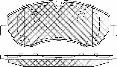 BSF 20037 - Brake Pad Set, disc brake autospares.lv