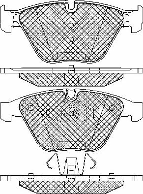 BSF 20021 - Brake Pad Set, disc brake autospares.lv