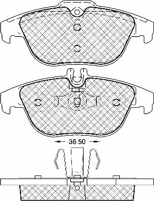 BSF 20074 - Brake Pad Set, disc brake autospares.lv