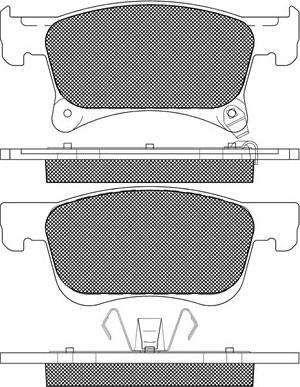 BSF 20181 - Brake Pad Set, disc brake autospares.lv