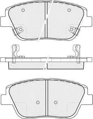 BSF 20176 - Brake Pad Set, disc brake autospares.lv