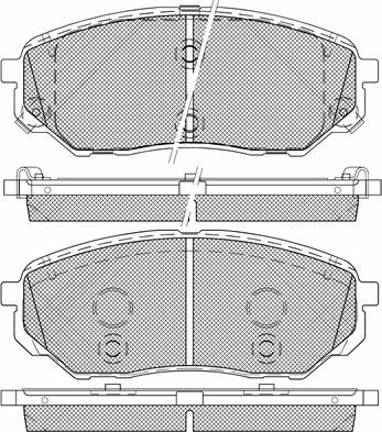 Roulunds Rubber 275281 - Brake Pad Set, disc brake autospares.lv