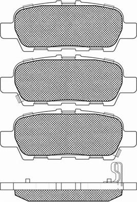 BSF 20171 - Brake Pad Set, disc brake autospares.lv