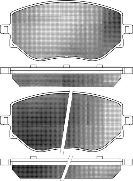 BSF 20301 - Brake Pad Set, disc brake autospares.lv