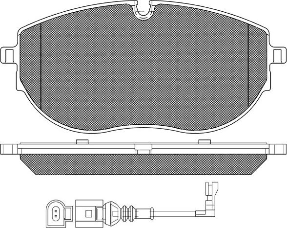 BSF 20310 - Brake Pad Set, disc brake autospares.lv