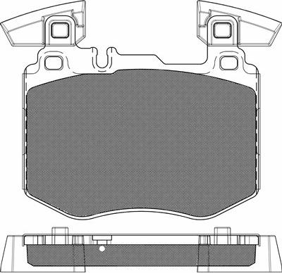 BSF 20291 - Brake Pad Set, disc brake autospares.lv