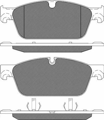 BSF 20244 - Brake Pad Set, disc brake autospares.lv