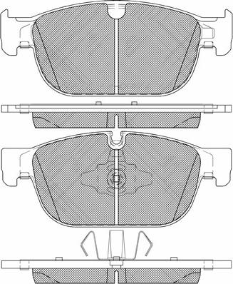 BSF 20206 - Brake Pad Set, disc brake autospares.lv