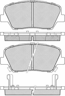 BSF 20200 - Brake Pad Set, disc brake autospares.lv