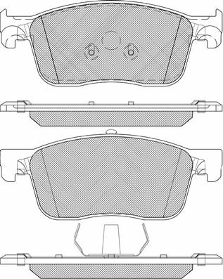 Remy RAP1306 - Brake Pad Set, disc brake autospares.lv