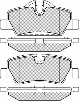 BSF 20218 - Brake Pad Set, disc brake autospares.lv