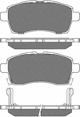 BSF 20284 - Brake Pad Set, disc brake autospares.lv