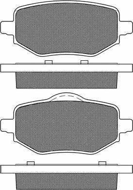 BSF 20281 - Brake Pad Set, disc brake autospares.lv