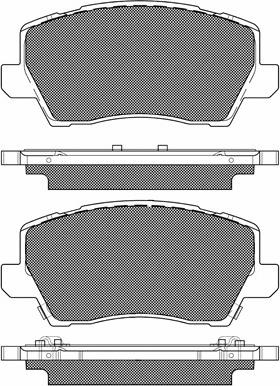 BSF 20287 - Brake Pad Set, disc brake autospares.lv