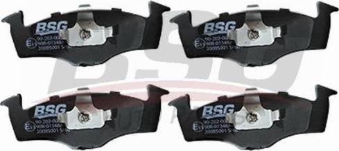 BSG BSG 90-202-003 - Brake Pad Set, disc brake autospares.lv