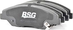 BSG BSG 40-200-043 - Brake Pad Set, disc brake autospares.lv