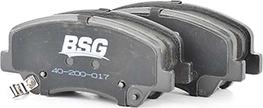 BSG BSG 40-200-017 - Brake Pad Set, disc brake autospares.lv