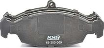 BSG BSG 65-200-009 - Brake Pad Set, disc brake autospares.lv