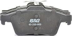 BSG BSG 65-200-003 - Brake Pad Set, disc brake autospares.lv