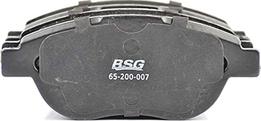 BSG BSG 65-200-007 - Brake Pad Set, disc brake autospares.lv
