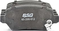 BSG BSG 65-200-012 - Brake Pad Set, disc brake autospares.lv