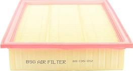 BSG BSG 60-135-012 - Air Filter, engine autospares.lv