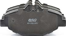 BSG BSG 60-200-041 - Brake Pad Set, disc brake autospares.lv