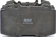 BSG BSG 60-200-039 - Brake Pad Set, disc brake autospares.lv