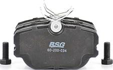 BSG BSG 60-200-034 - Brake Pad Set, disc brake autospares.lv