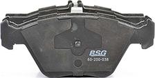 BSG BSG 60-200-038 - Brake Pad Set, disc brake autospares.lv