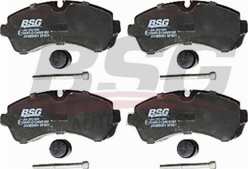 BSG BSG 60-202-005 - Brake Pad Set, disc brake autospares.lv