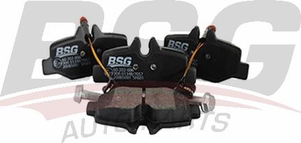 BSG BSG 60-202-008 - Brake Pad Set, disc brake autospares.lv