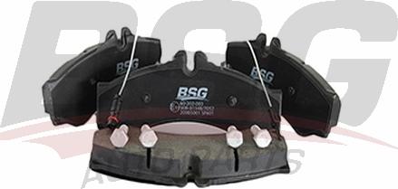 BSG BSG 60-202-003 - Brake Pad Set, disc brake autospares.lv