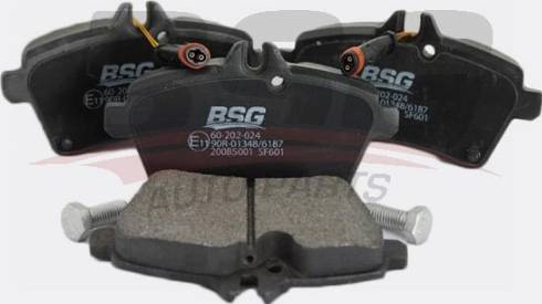 BSG BSG 60-202-024 - Brake Pad Set, disc brake autospares.lv