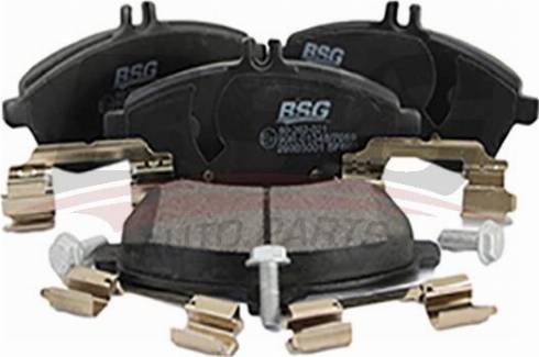 BSG BSG 60-202-021 - Brake Pad Set, disc brake autospares.lv